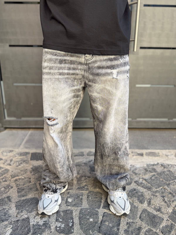 JEANS BAGGY MARBLE