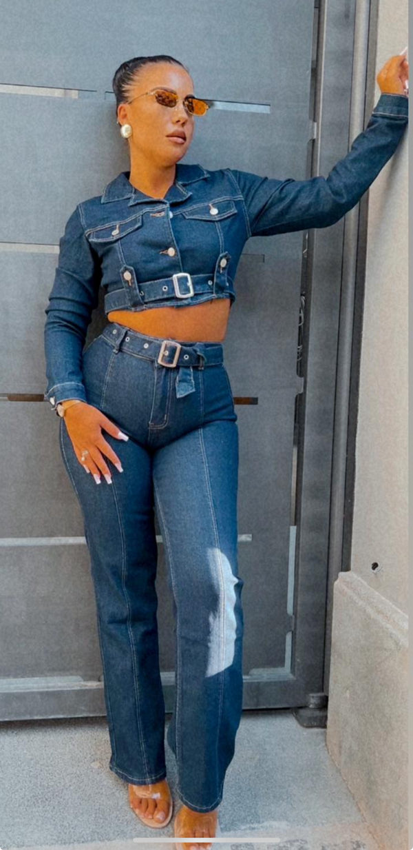 COORDINATO JEANS PALAZZO