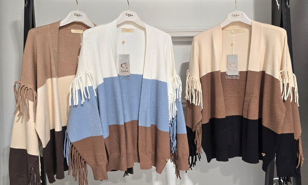 CARDIGAN CON FRANGE
